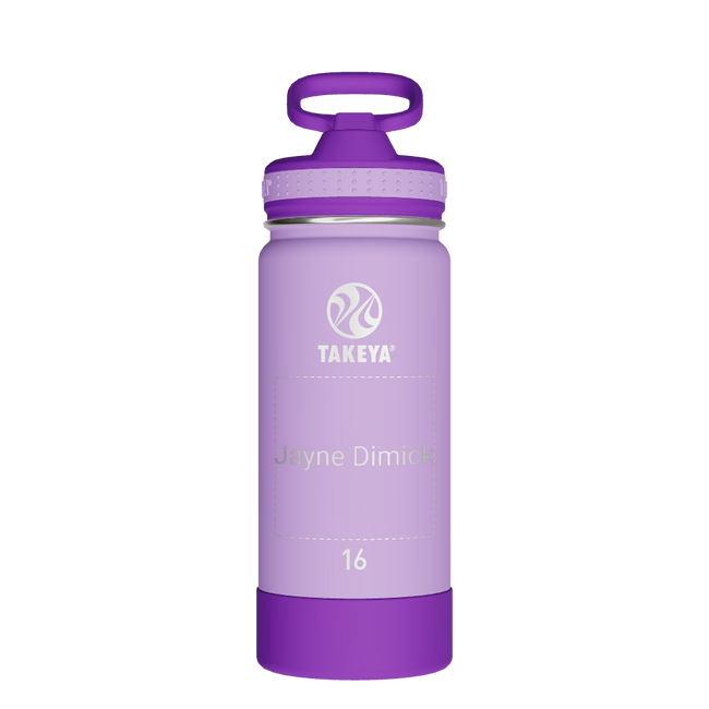 Actives Kids Water Bottle With Straw Lid - customized