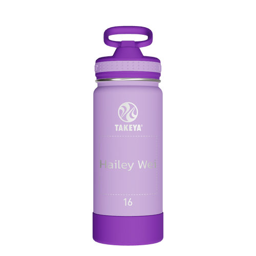 Actives Kids Water Bottle With Straw Lid - customized