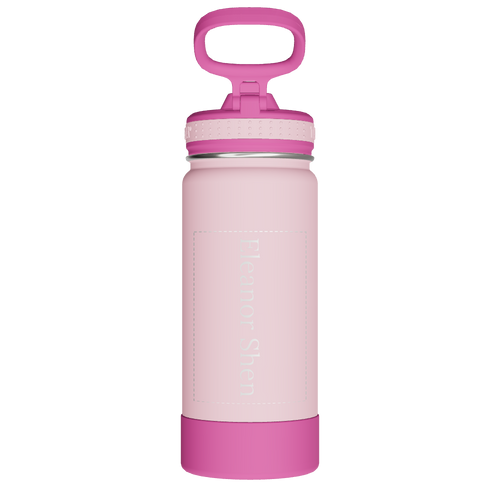 Actives Kids Water Bottle With Straw Lid - customized