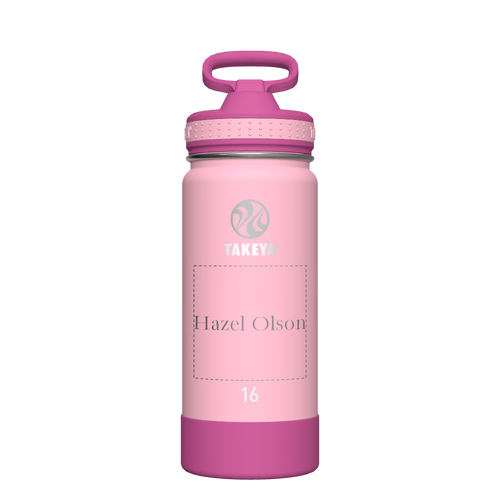 Actives Kids Water Bottle With Straw Lid - customized