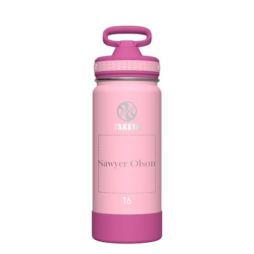 Actives Kids Water Bottle With Straw Lid - customized