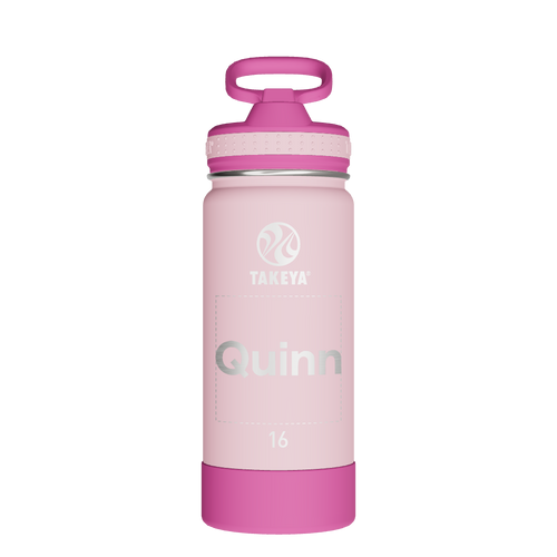 Actives Kids Water Bottle With Straw Lid - customized