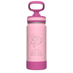 Actives Kids Water Bottle With Straw Lid - customized