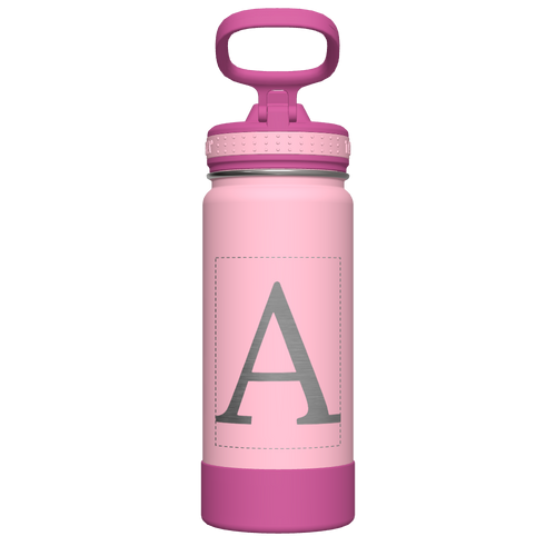 Actives Kids Water Bottle With Straw Lid - customized