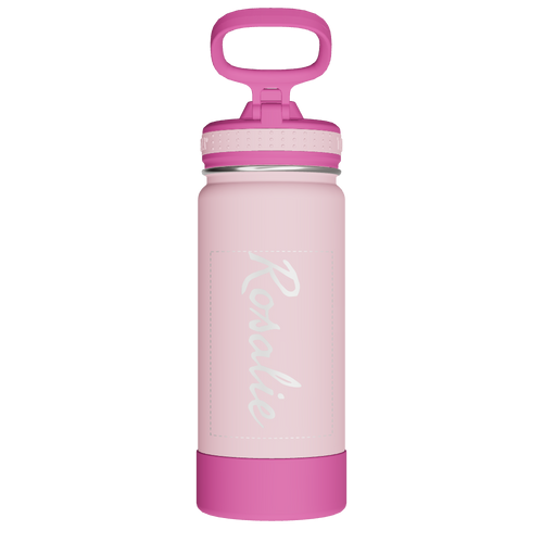 Actives Kids Water Bottle With Straw Lid - customized