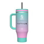 40 oz Straw Tumbler With Handle - customized