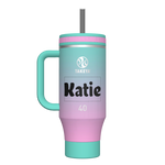 40oz Ombre Straw Tumbler - customized