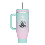 40 oz Straw Tumbler With Handle - customized