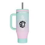 40oz Straw Tumbler With Handle - customized