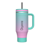 40oz Ombre Straw Tumbler - customized