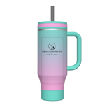 40oz Ombre Straw Tumbler - customized