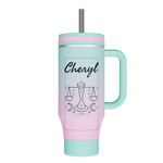 40oz Straw Tumbler With Handle - customized