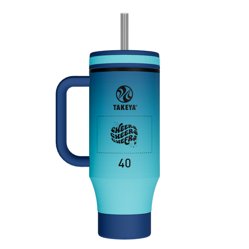 40oz Straw Tumbler With Handle - customized