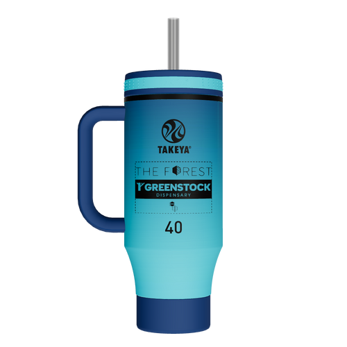 40oz Straw Tumbler With Handle - customized