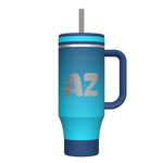 40oz Ombre Straw Tumbler - customized