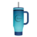 40 oz Straw Tumbler With Handle - customized