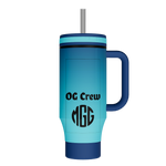 40oz Straw Tumbler With Handle - customized