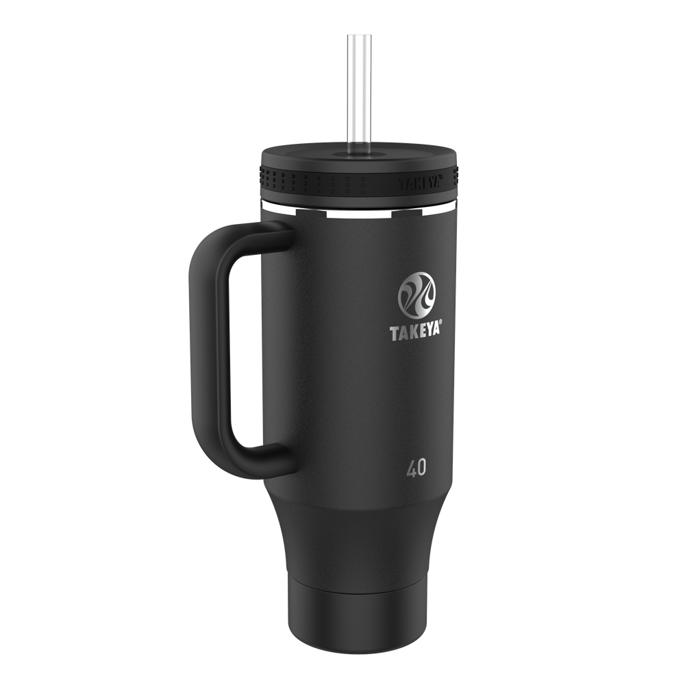 40 oz Tumbler with Handle and Straw Vacuum Insulated Review 