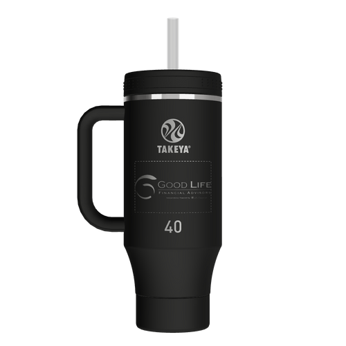40oz Straw Tumbler With Handle - customized