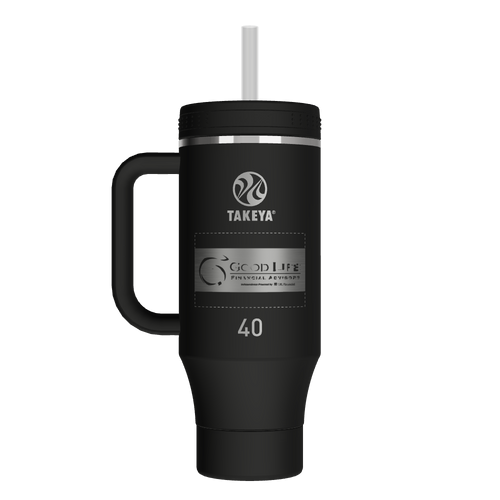 40oz Straw Tumbler With Handle - customized
