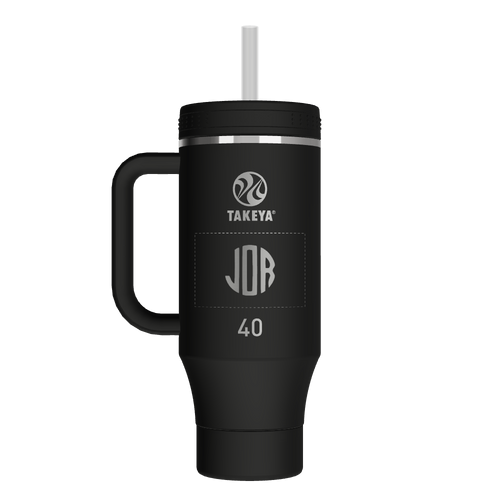 Straw Tumbler With Handle - customized