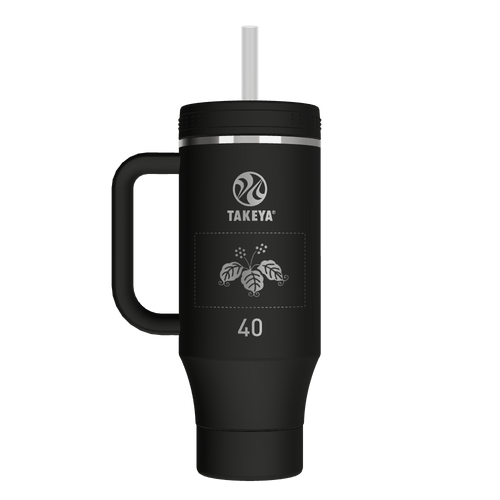 40oz Straw Tumbler With Handle - customized