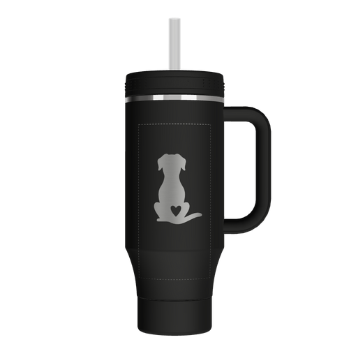 Straw Tumbler With Handle - customized