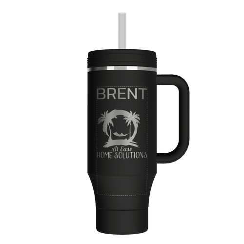 Straw Tumbler With Handle - customized