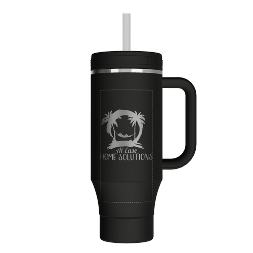 Straw Tumbler With Handle - customized
