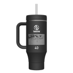 40 oz Straw Tumbler With Handle - customized