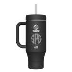 40 oz Straw Tumbler With Handle - customized