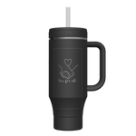 40 oz Straw Tumbler With Handle - customized