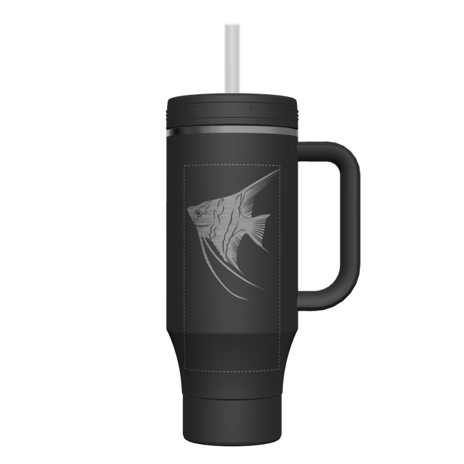40 oz Straw Tumbler With Handle - customized