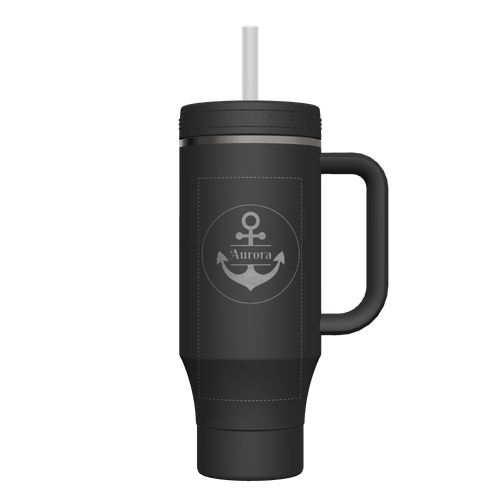 40 oz Straw Tumbler With Handle - customized