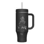 40 oz Straw Tumbler With Handle - customized