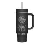40 oz Straw Tumbler With Handle - customized