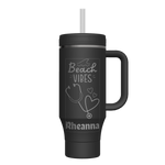 40 oz Straw Tumbler With Handle - customized