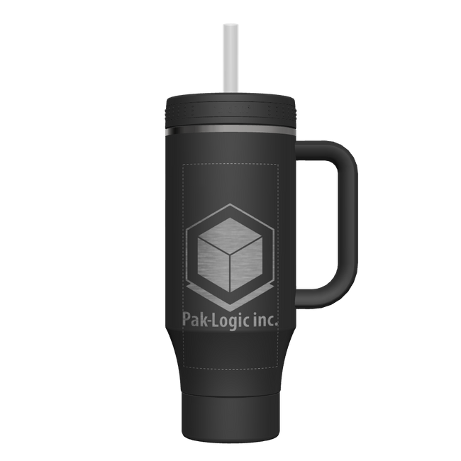 40 oz Straw Tumbler With Handle - customized