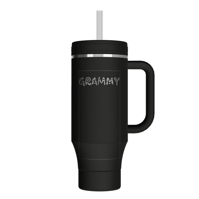 40oz Straw Tumbler With Handle - customized