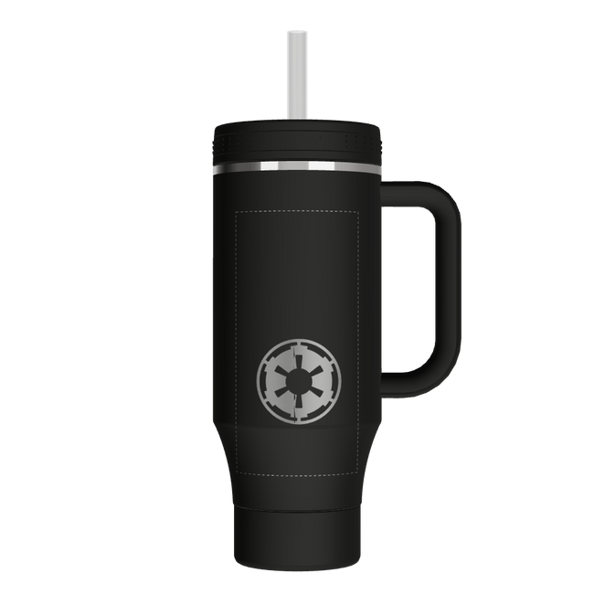 40oz Straw Tumbler With Handle - customized