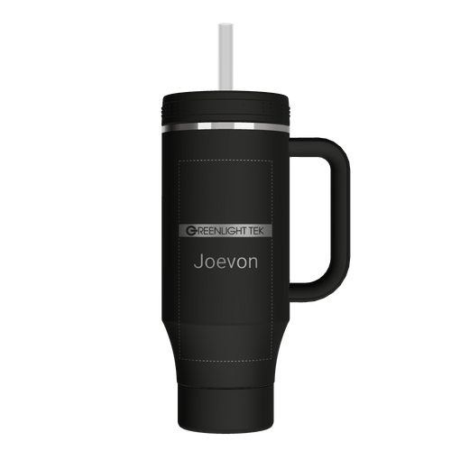 40oz Straw Tumbler With Handle - customized