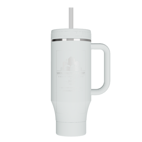 Straw Tumbler With Handle - customized