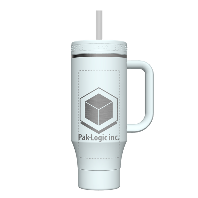 40 oz Straw Tumbler With Handle - customized
