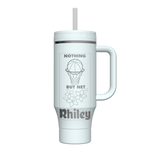 40 oz Straw Tumbler With Handle - customized