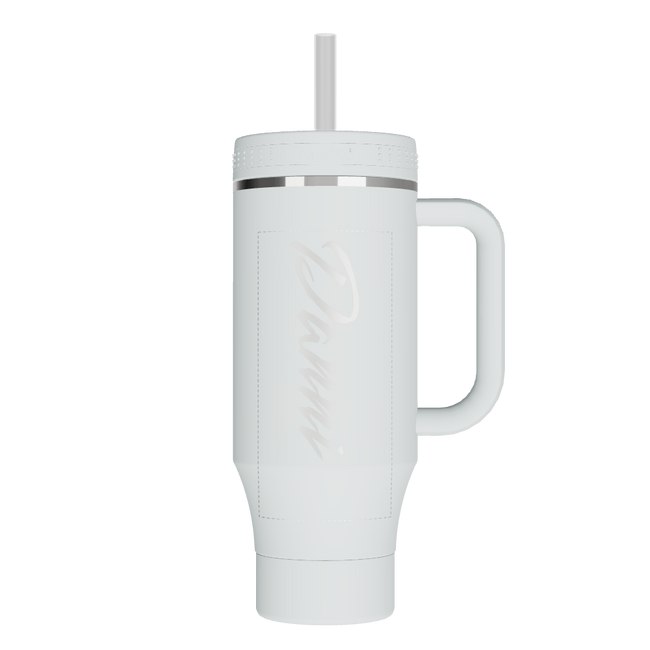 40oz Straw Tumbler With Handle - customized