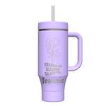 40 oz Straw Tumbler With Handle - customized