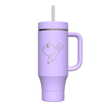 40 oz Straw Tumbler With Handle - customized