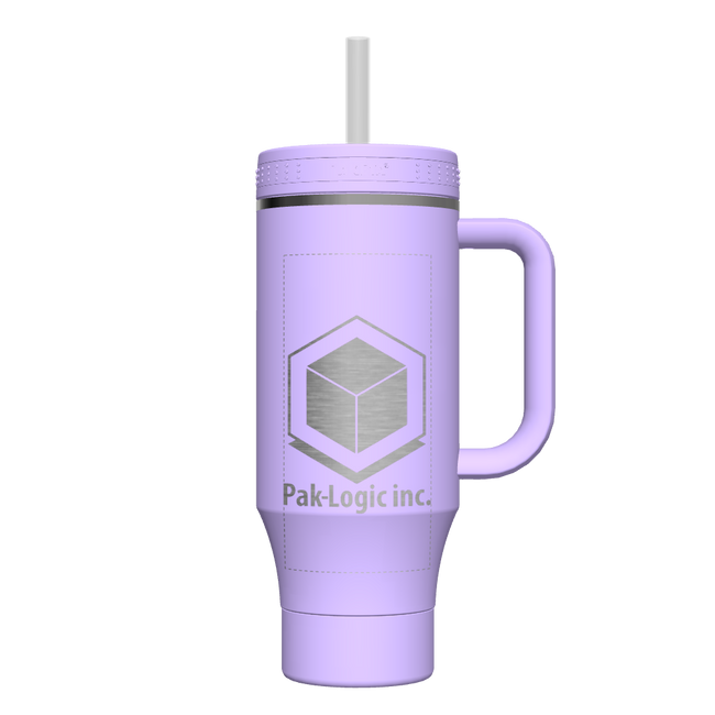 40 oz Straw Tumbler With Handle - customized