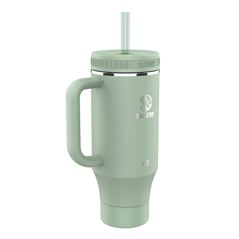 40 oz Straw Tumbler With Handle – Takeya USA