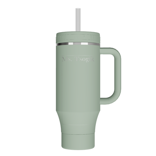 Straw Tumbler With Handle - customized